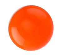 CLISPEED Polished Stainless Steel Gazing Ball Orange Garden Sphere Reflective Globe Ornament for Decoration Mirror Metal Orb with Brilliant Colorful Reflections and Easy Outdoor Setup