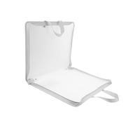 CLISPEED Portable Art Portfolio Folder Handheld File Bag White 8k Sketch Paper Storage Tote Suitable for Students and Artists Painting Document Carrier