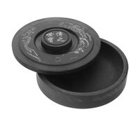 CLISPEED Portable Calligraphy Inkstone for Traditional Chinese Calligraphy Practice Lightweight Student Ink Tray with Smooth Grinding Surface for Beginners and Artistic Painting Research