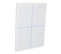 CLISPEED Portable Double-Sided Dry Erase Board with Line Grid for Precise Charting Reusable Graph Whiteboard Memo Pad for Home Office Classroom Use