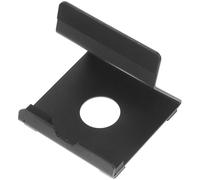 CLISPEED Portable Handheld Game Console Stand Black Metal with Aging Resistance and Impact Resistance, Classic Simple Appearance Desktop Game Console Stand for Stable Vertical Gaming