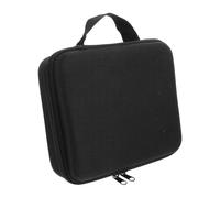CLISPEED Portable Hard Shell Car Vacuum Cleaner Case with Extra Pocket Lightweight Organizer for Vacuum Tool Storage for Travel and Everyday Use