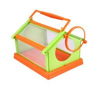 CLISPEED Portable Insect Observation Cage with Magnifying Lid for Outdoor Science Exploration Viewing Box for Bugs Flowers Leaves Educational DIY Bug Viewer for Camping and School