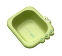 CLISPEED Portable Large Washbasin for Household Use Multifunctional Deep Wash Basin with Premium PP Material Lightweight and Practical for Washing Hair Face Feet and More Green Color