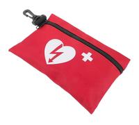 CLISPEED Portable Medicine Bag Large Emergency Storage Bag for Travel Car and Outdoor Use Lightweight Easy to Carry for Pills and Supplies Versatile Cloth Pouch for Home Random Color