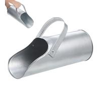 CLISPEED Portable Metal Concrete Filling Tool with Carrying Handle Sand Filler Bucket for Construction Site Concrete and Sand Transportation with Handle for Building Use