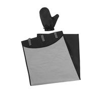 CLISPEED Portable Over The Door Ironing Board with Thick Heat Resistant and Steam Glove Foldable Steamer Pad for Travel and Home Use Space Saving Wrinkle Removal