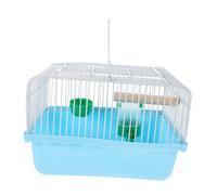 CLISPEED Portable Pet Bird Cage for Small Parrots Travel Carrier Function Outdoor and Indoor Use Water Dispenser and Perch