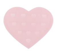CLISPEED Portable Pink Glass Grafting Eyelash Tool with Heart-Shaped Colorful Pallet, Delay Drying Time Feature for Natural Look Lashes in Daily and Home Use
