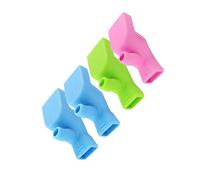 CLISPEED Portable Silicone Faucet Extender for Boys and Girls 4pcs Water Spout Cover Set for Easy Hand Washing in Kitchen and Bathroom Adjustable Sink Handle Accessory