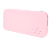 CLISPEED Portable Silicone Makeup Brush Organizer Bag with Proper Capacity and Easy Open Close Design, Stylish Cosmetic Case for Travel and Holiday Use
