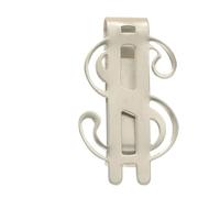 CLISPEED Portable Stainless Steel Money Clip Practical Cash Holder for Outdoor Activities Office Use Paper Organization Versatile Clip for Notes Bookmarks More