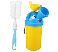CLISPEED Portable Travel Potty for Boys Strong Seal Design Compact Lightweight Urinal for Camping Car Beach Carry Portable Pee Training Toilet with Cute Practical Appearance Random Color