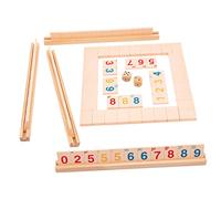 CLISPEED Portable Wooden Shut the Box Dice Game for Adults and Smooth Surface Tabletop Board Game for Family Gatherings Parties Bars Camping Lightweight Traditional Puzzle Plaything