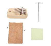 CLISPEED Practical Kalimba Thumb Piano Beginner Friendly Musical Instrument with Sound for Music Lovers for Learning Melodies Wood