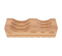 CLISPEED Precision Hardwood Jewelry Making Tool - Hand Polishing Pad and Buffing Support Block for Bracelet Shaping and Metal Sanding - Jewelry Processing Accessory for Crafting