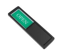 CLISPEED Privacy Sign Sliding Door Indicator Non Scratch Magnetic Open Closed Signboard for Home Office Restroom Conference Easy Slide Display Material Practical Privacy Protection
