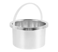 CLISPEED Professional Aluminum Alloy Wax Warmer Replacement Pot Inner Diameter Melting Bowl for Hot Wax Hair Removal Therapy with Safety Protection and Easy Operation