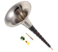 CLISPEED Professional Suona Wind Instrument for Beginners Traditional Ethnic Music Tool D Key Handmade Wood Crafts Storage Case Random Color