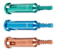 CLISPEED Professional Wire Stripper and Twisting Tool Versatile and Reliable Stainless Steel 3pcs Compatible with 6/7/8/9/10 Awg Cable Wire Stripping Tool for Drill for DIY Electrical