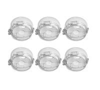 CLISPEED Proof Stove Knob Covers Protects Babies 6pcs for Gas Stove Plastic Material Heat-Resistant Design Suitable for Multi-Scene Use