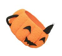 CLISPEED Pumpkin-Shaped Cotton Rope Basket for Handwoven Storage Organizer Soft Sturdy Orange Desktop Container Halloween Candy Holder Stylish Nursery Decor