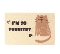 CLISPEED Pvc Pet Cushion Mat for Dogs and Cats Non-slip Surface, Comfortable Touch Feeling, for Daily Pet Feeding and Keeping House Clean and Tidy