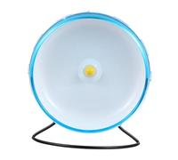 CLISPEED Quiet Hamster Exercise Wheel with Stand Running Spinner for Small Pets Silent Jogging Wheel for Gerbils Mice Hedgehogs Muscle Building and Mental Health Enrichment
