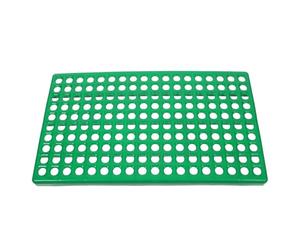 CLISPEED Rabbit Cage Floor Plastic Base Plate with Circular Holes Safe Non-Slip Rabbit Hutch Mat Easy to Clean 19.2 X 11.2 Inches