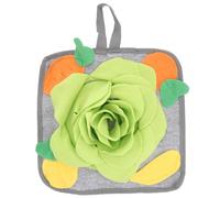 CLISPEED Rabbit Foraging Mat for Pets Made of Soft Polar Fleece with Non-slip Backing and Washable Design, Slow Feeding to Reduce Anxiety and Encourage Natural Foraging Behaviour