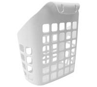 CLISPEED Rabbit Hay Feeder White Plastic Grass Holder Suitable for Rabbits Guinea Pigs Chinchillas Large Capacity Storage Basket 24X21Cm
