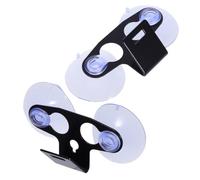 CLISPEED Radar and Resistant to Damage, for Self Driving 2pcs Suction Cup Mount Bracket Plastic Automotive Holder with Reliable Performance for Car Windshield and Road Trips