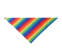 CLISPEED Rainbow Pet Bandana Triangle Bib for Dogs and Pets, Decorative Polyester Scarf, Washable and Stylish Costume Accessory for Parties and Photo Shoots