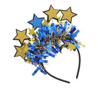 CLISPEED Ramadan Mubarak Party Headband with Star and Moon Felt Decorations, Non-slip Comfortable Wear Hair Accessory for Women at Ramadan Parties