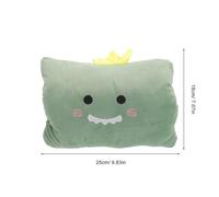 CLISPEED Rechargeable Hand Warmer Plush Hot Water Bottle Washable Removable Cotton Wool Cover, Cartoon Dinosaur Design Winter Heater for Hands, Soft Portable Heat Pack