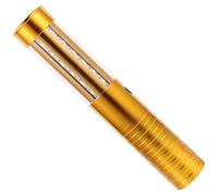 CLISPEED Rechargeable Led Nightclub Glow Stick Flashing White Light, Metal Gold Fluorescent Event Light Wand for Party, Bar, Concert Festival