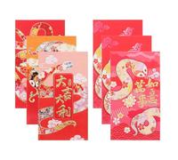 CLISPEED Red Envelopes Symbol of Luck and Happiness 30pcs Cartoon Snake Theme Paper Material for Year of The Snake Lunar New Year Celebration for Special Occasions and Spring Festival