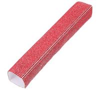 CLISPEED Red Rhinestone Microphone Handle Sleeve Cover for Wireless Handheld Microphones, Cloth Material with Eye-catching Design, Enhances Appearance and Provides Extra Protection