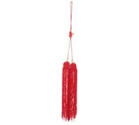 CLISPEED Red Tai-Chi Sword Tassel Pendant for Martial Arts with Secure Hanging Design Vibrant Color Accent Multipurpose Decoration for Chinese Sword and Training Equipment