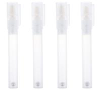 CLISPEED Refillable Paint Marker Pens Empty Painting Pen Shells 4pcs with Comfortable Grip and Sturdy Pp Material for Back-to-school Presents and Art Projects