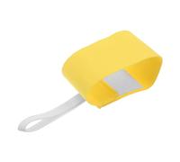 CLISPEED Reflective Solid Color Yellow Captain Armband for Soccer Elastic Adjustable Sports Armband with Touch Fastener Blank Leadership Band for Team Captain Role