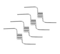 CLISPEED Refrigerator Door Spring Replacement Steel Material 4pcs and Non 90 Degree Angle Design with Five Coils Precision Fit Fridge Accessories for Fridge Door and Refrigerator Flip Beam