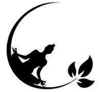 CLISPEED Removable Black Pvc Gymnastics Themed Wall Decal for Practice Room and Yoga, Practical and Decorative Meditation Room Sticker with Simple Structure Design