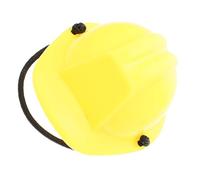 CLISPEED Reptile Miniature Safety Helmet Lanyard Lightweight Plastic Small Costume Hat for Bearded Dragons and Lizards Yellow Crawl Pet Decorative Cap