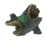 CLISPEED Reptile Shelter House Natural Cave Hideout for Lizard Gecko Snake Tortoise Habitat Small Tank Outdoor Indoor Decor Climbing Function