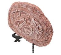 CLISPEED Resin Dinosaur Fossil Ornament for Reptile Tank Decor Simulated Paleontology Specimen for Lizard Habitat Stunning Faux for Terrarium Landscaping