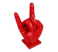 CLISPEED Resin Drum Stick Holder Hand Gesture Display Stand Drumstick Organizer with Modern Sleek Design for Desktop Decoration and Collector Gift