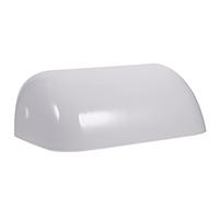 CLISPEED Retro Glass Desk Lamp Shade Replacement White Bankers Lamp Cover with Classic Color Easy to Install Light Shade for Bedroom and Living Eye Protection Delicate and Compact Design