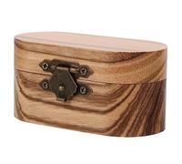 CLISPEED Retro Guitar Pick Storage Box Oval Pick Holder for Acoustic and Bass Guitar Scratch Case Protecting Plectrums from Dust Water and Shock