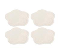 CLISPEED Reusable Nursing Pads Leaves No Trace 2 Pairs for Breastfeeding Moms, Washable Breast Pads Made of Soft Cloth and Velvet, Easy to Wear for Maternity Use